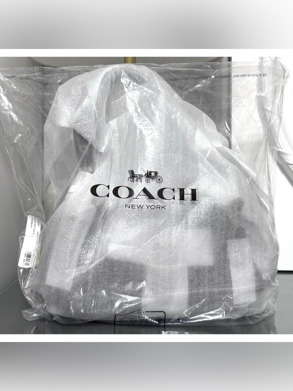 COACH Drifter Shoulder Bag 31, DARK CHOCOLATE - Picture 9 of 10